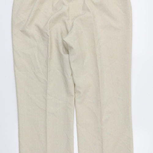 BHS Womens Beige   Trousers  Size 16 L25 in