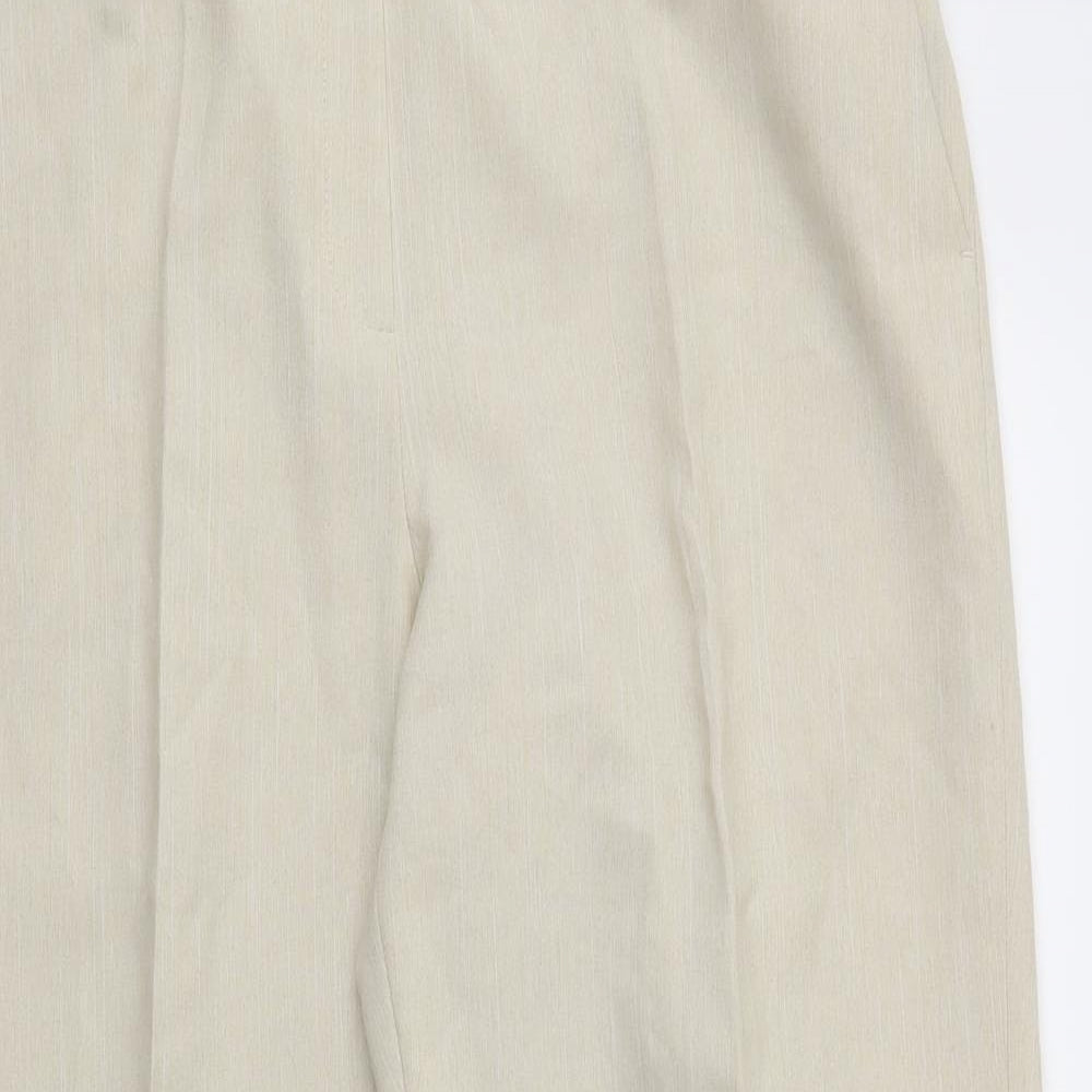 BHS Womens Beige   Trousers  Size 16 L25 in
