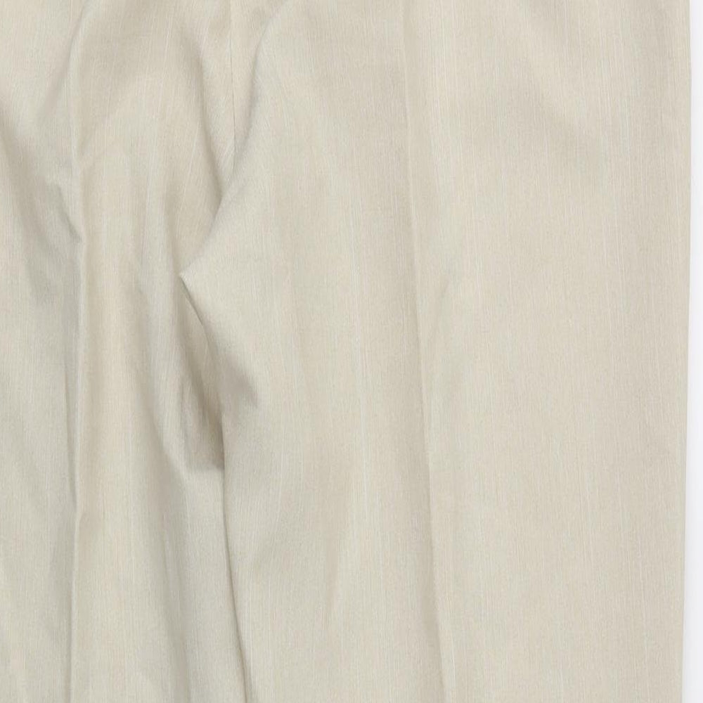 BHS Womens Beige   Trousers  Size 16 L25 in
