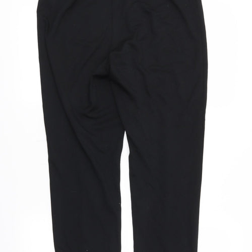 M&S Womens Black   Trousers  Size 12 L25 in