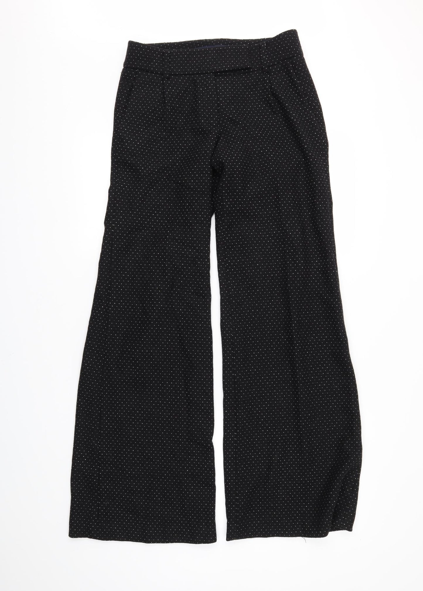French Connection Womens Black Polka Dot  Trousers  Size 8 L31 in