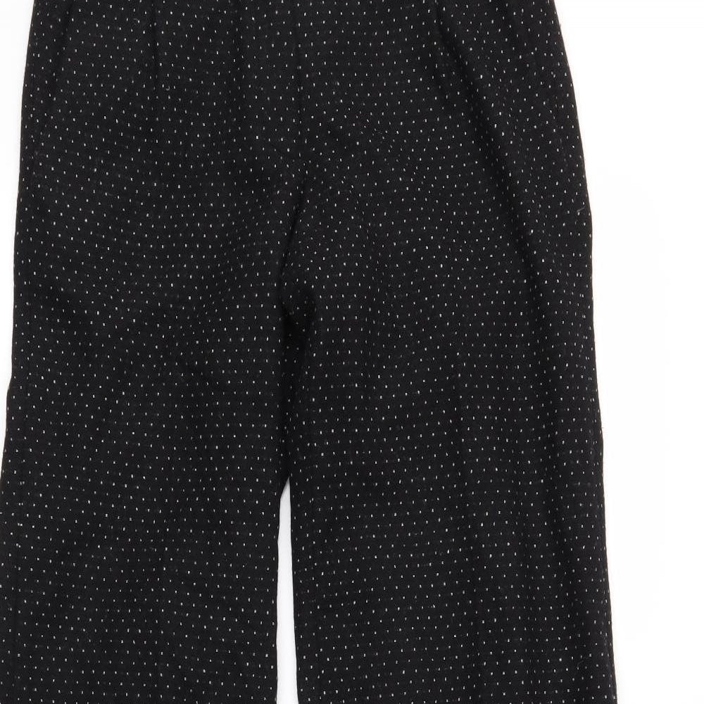 French Connection Womens Black Polka Dot  Trousers  Size 8 L31 in