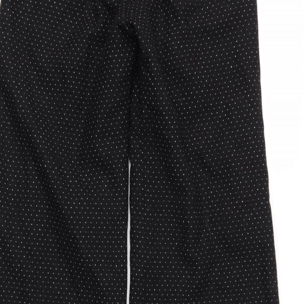 French Connection Womens Black Polka Dot  Trousers  Size 8 L31 in