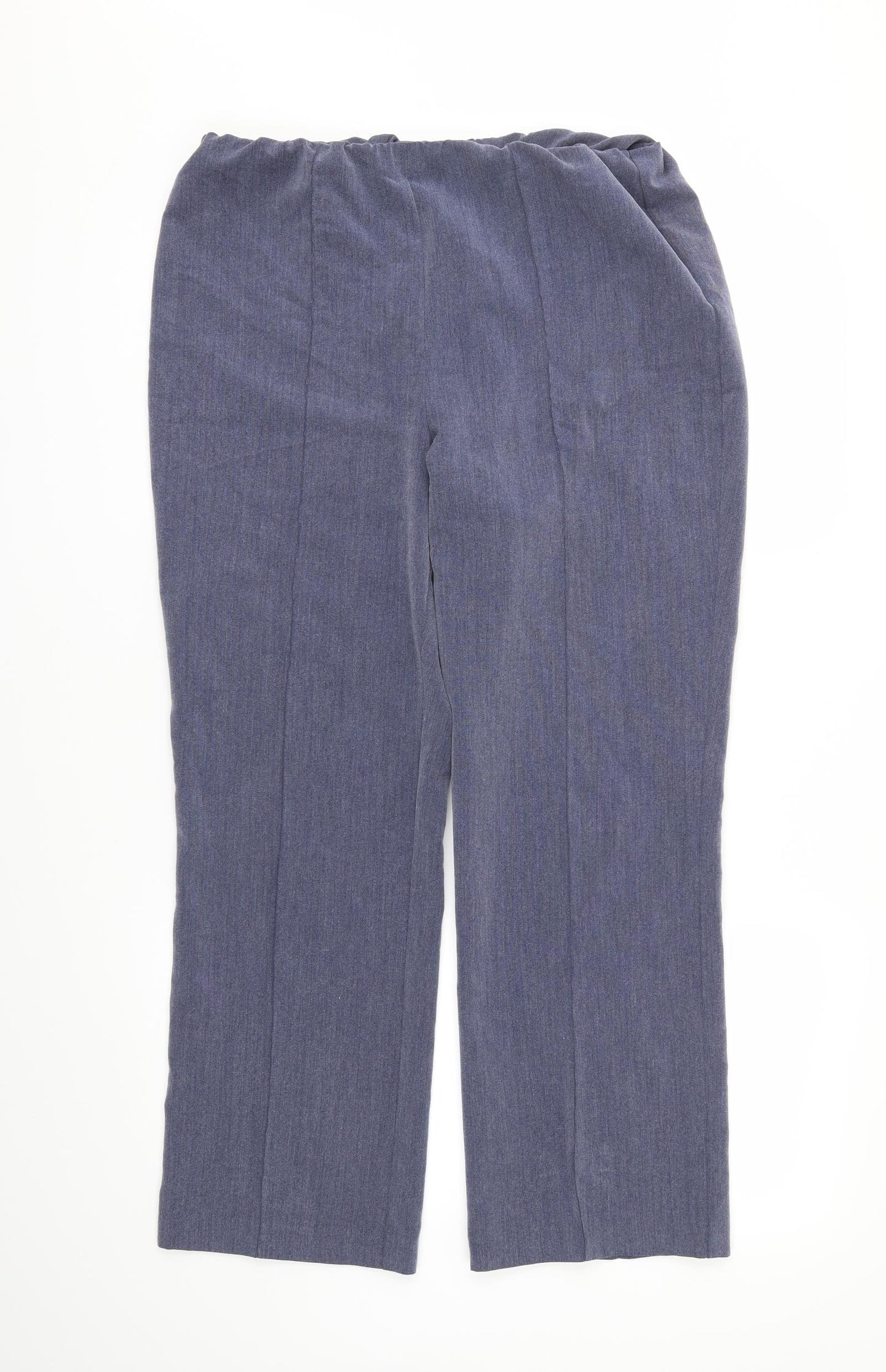 Bonmarché Womens Blue   Trousers  Size 12 L25 in