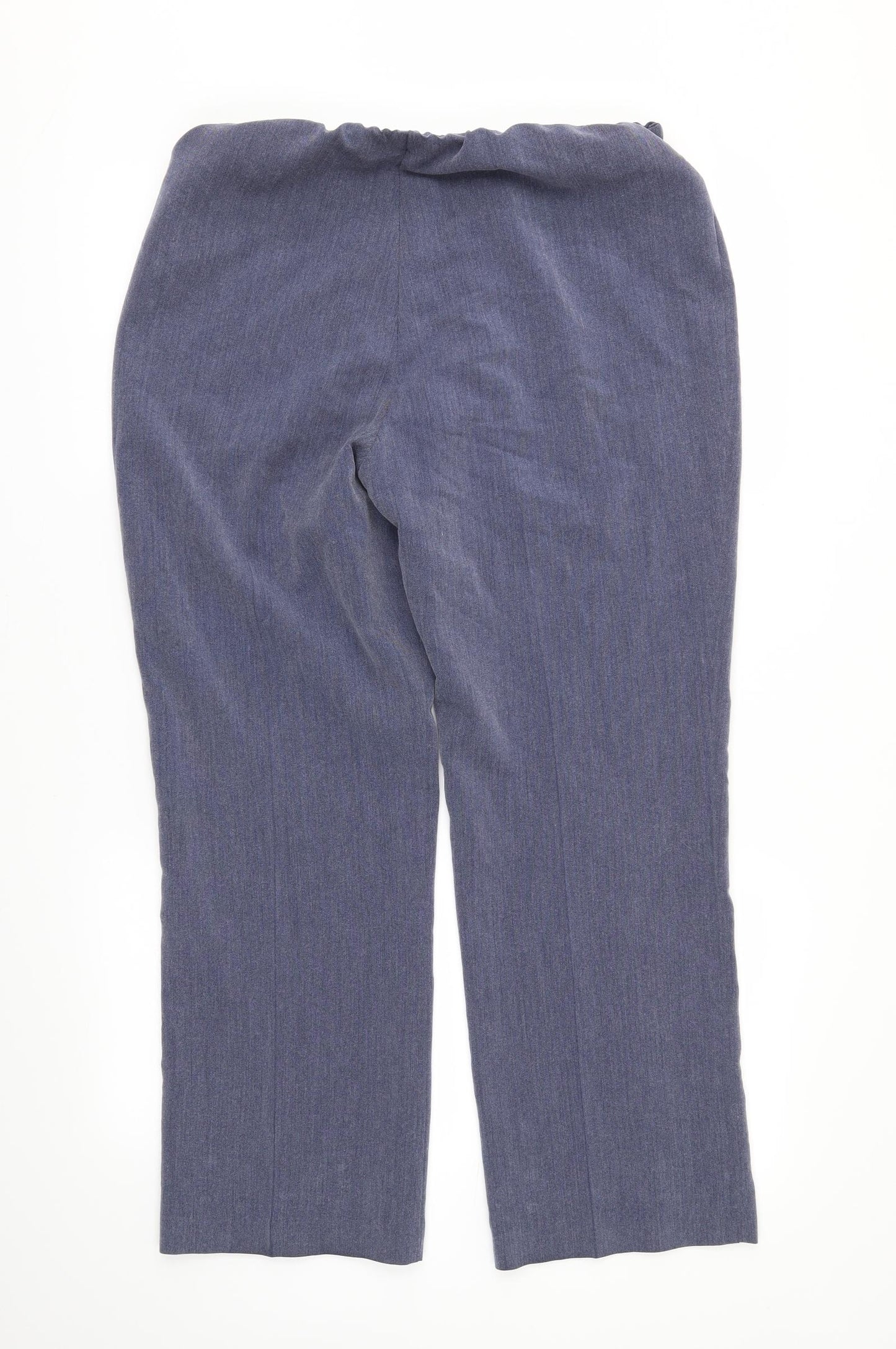 Bonmarché Womens Blue   Trousers  Size 12 L25 in