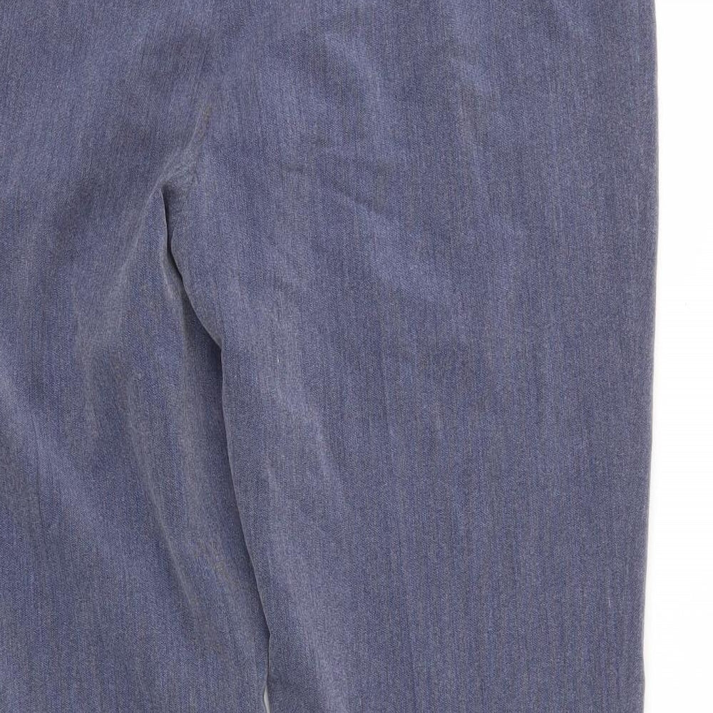 Bonmarché Womens Blue   Trousers  Size 12 L25 in