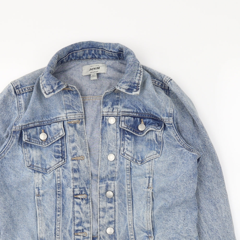newlook Womens Blue  Denim Jacket  Size 10
