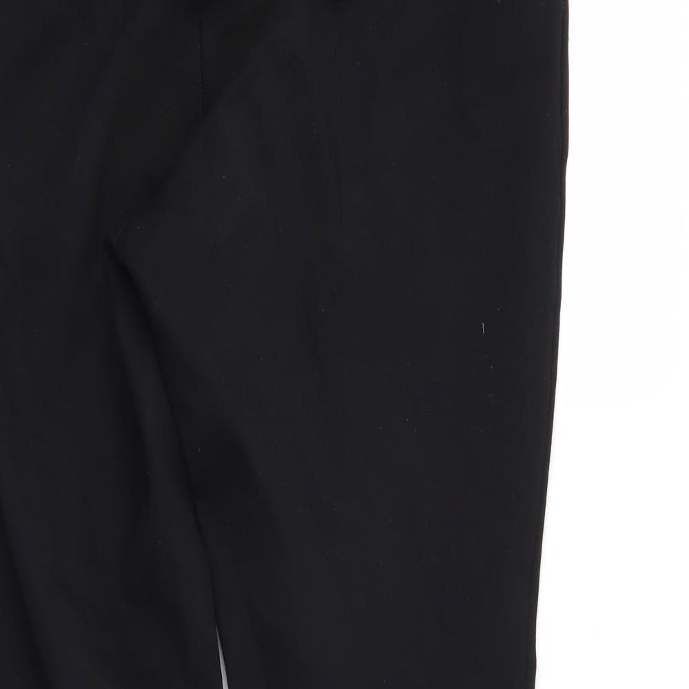 M&S Womens Black   Trousers  Size 12 L25 in