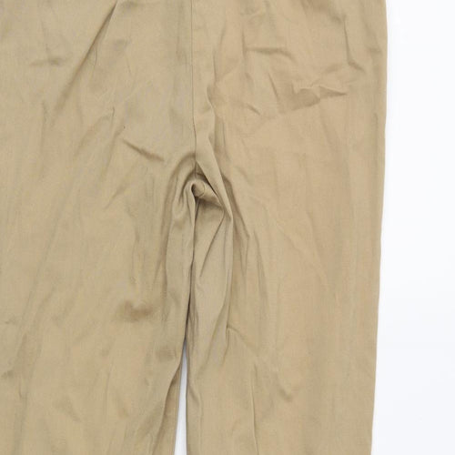 Preworn Womens Beige   Chino Trousers Size 14 L23 in