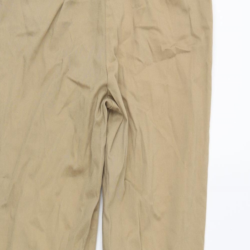 Preworn Womens Beige   Chino Trousers Size 14 L23 in