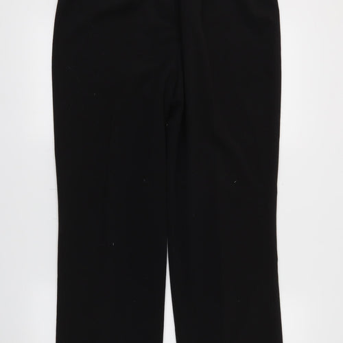BASSINI Womens Black   Trousers  Size 14 L26 in