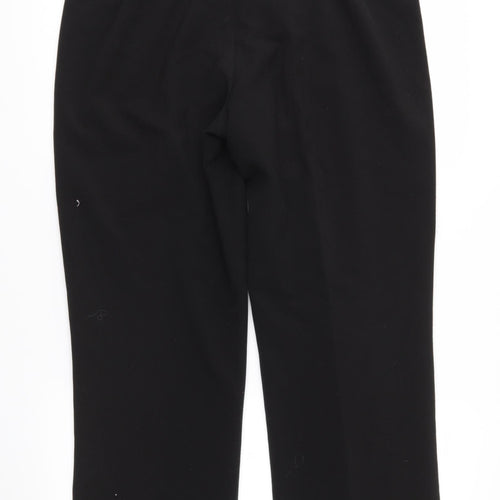 BASSINI Womens Black   Trousers  Size 14 L26 in