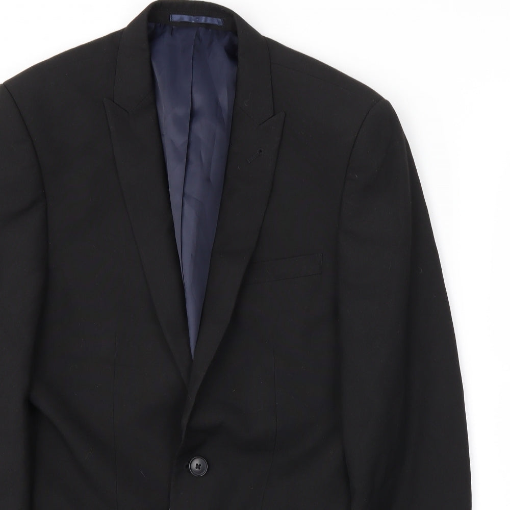 NEXT Mens Black   Jacket Blazer Size S