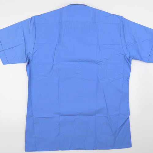 disley Mens Blue    Button-Up Size 17