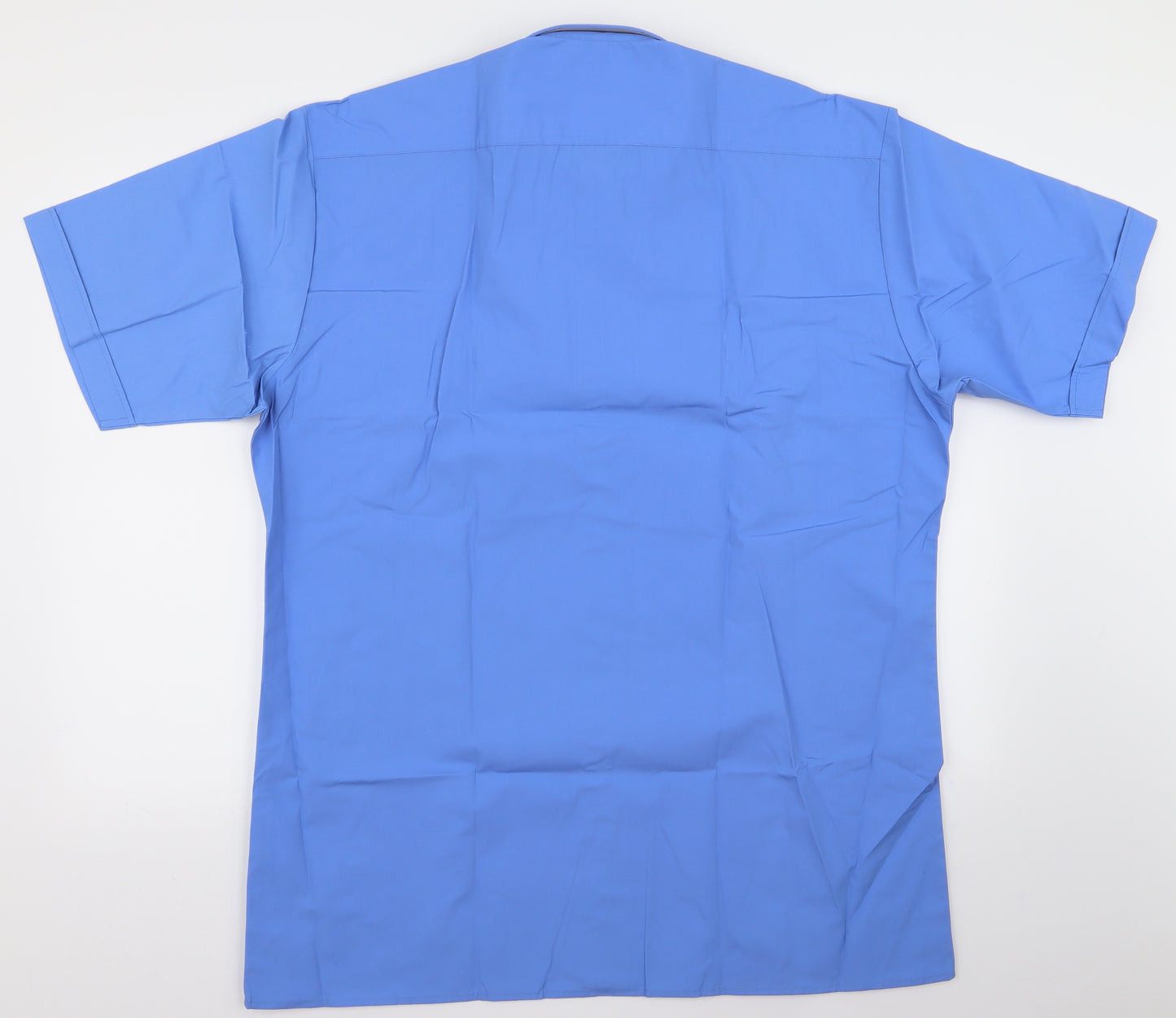 disley Mens Blue    Button-Up Size 17