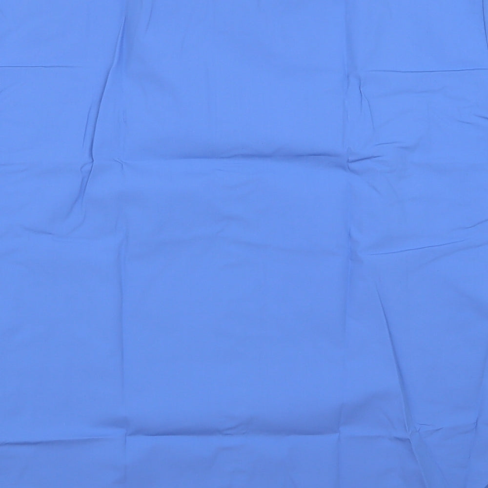 disley Mens Blue    Button-Up Size 17