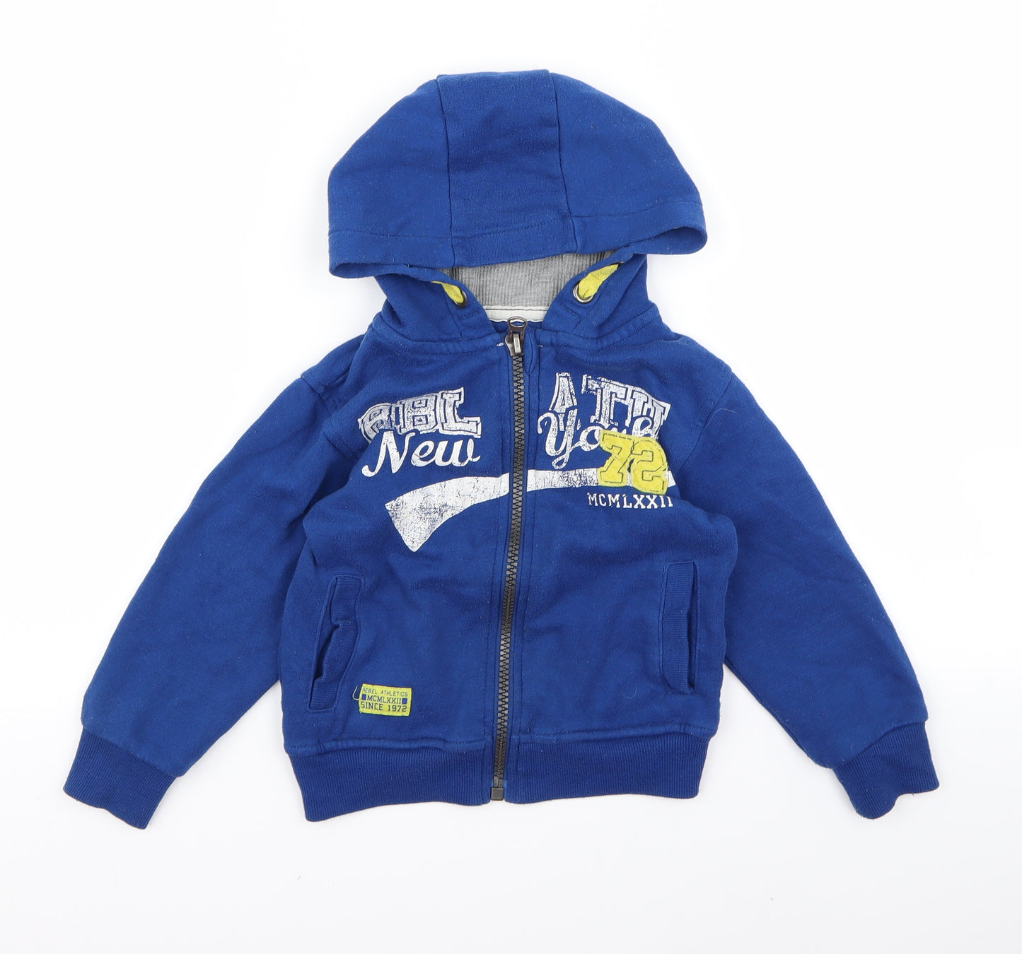 Rebel Boys Blue   Pullover Jumper Size 3 Years