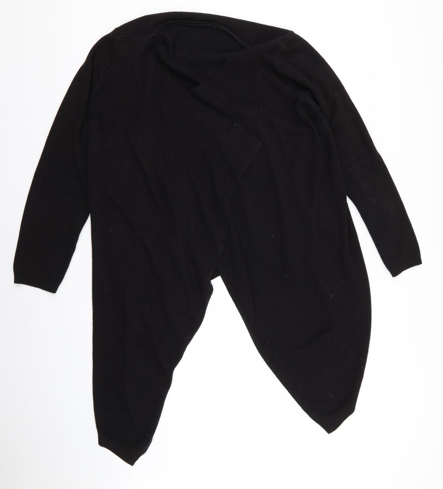 Preworn Womens Black   Cardigan Jumper Size 16