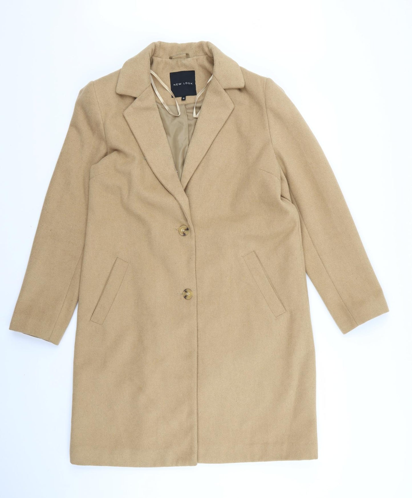 New Look Womens Beige   Jacket  Size 12