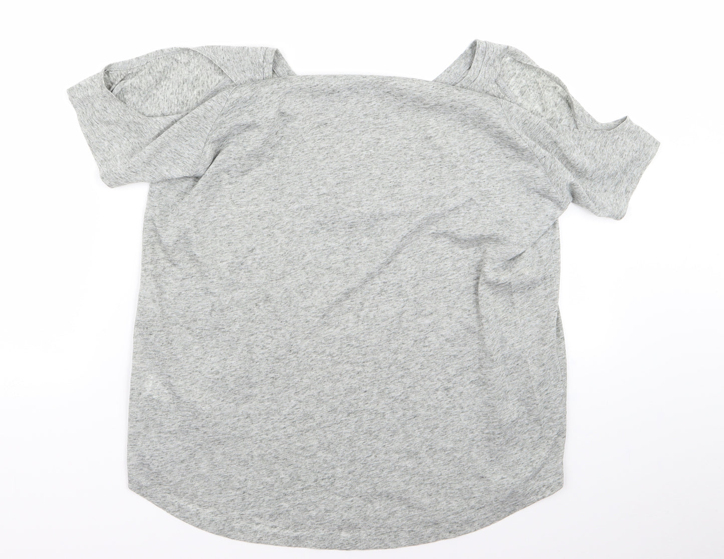 New Look Womens Grey   Basic T-Shirt Size 12  - v