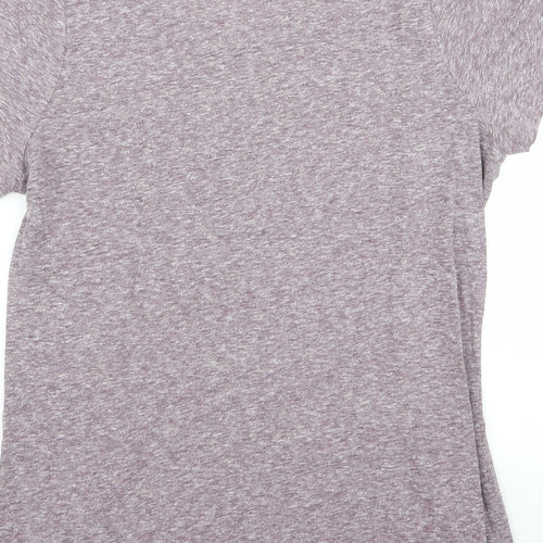 Mossimo Womens Purple   Basic T-Shirt Size L
