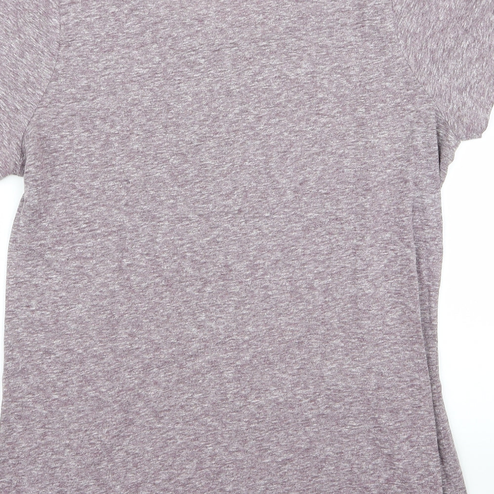 Mossimo Womens Purple   Basic T-Shirt Size L