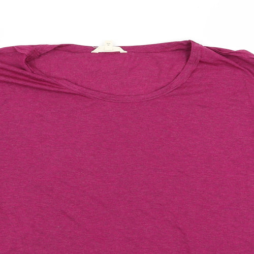 nexr Womens Purple   Basic T-Shirt Size 12