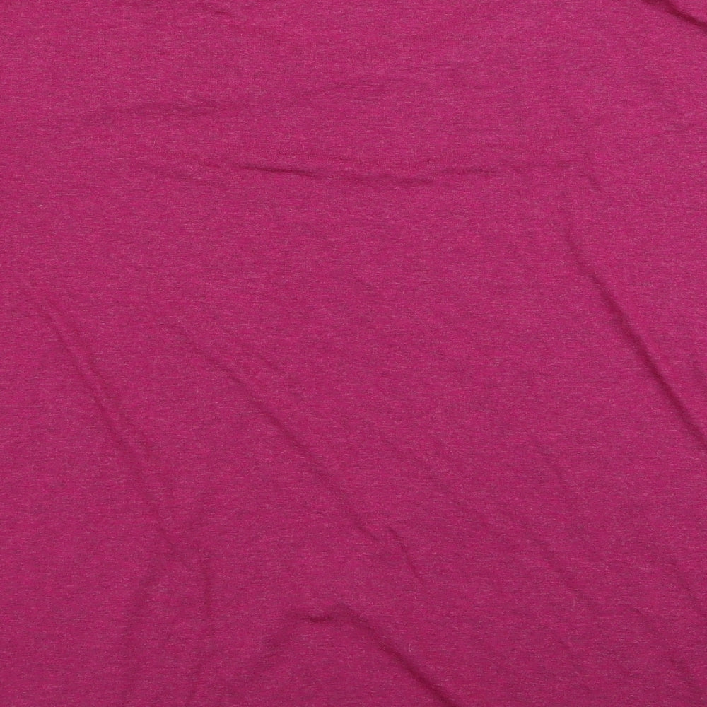 nexr Womens Purple   Basic T-Shirt Size 12