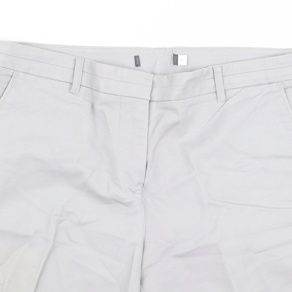 Preworn Womens Grey   Chino Shorts Size 14