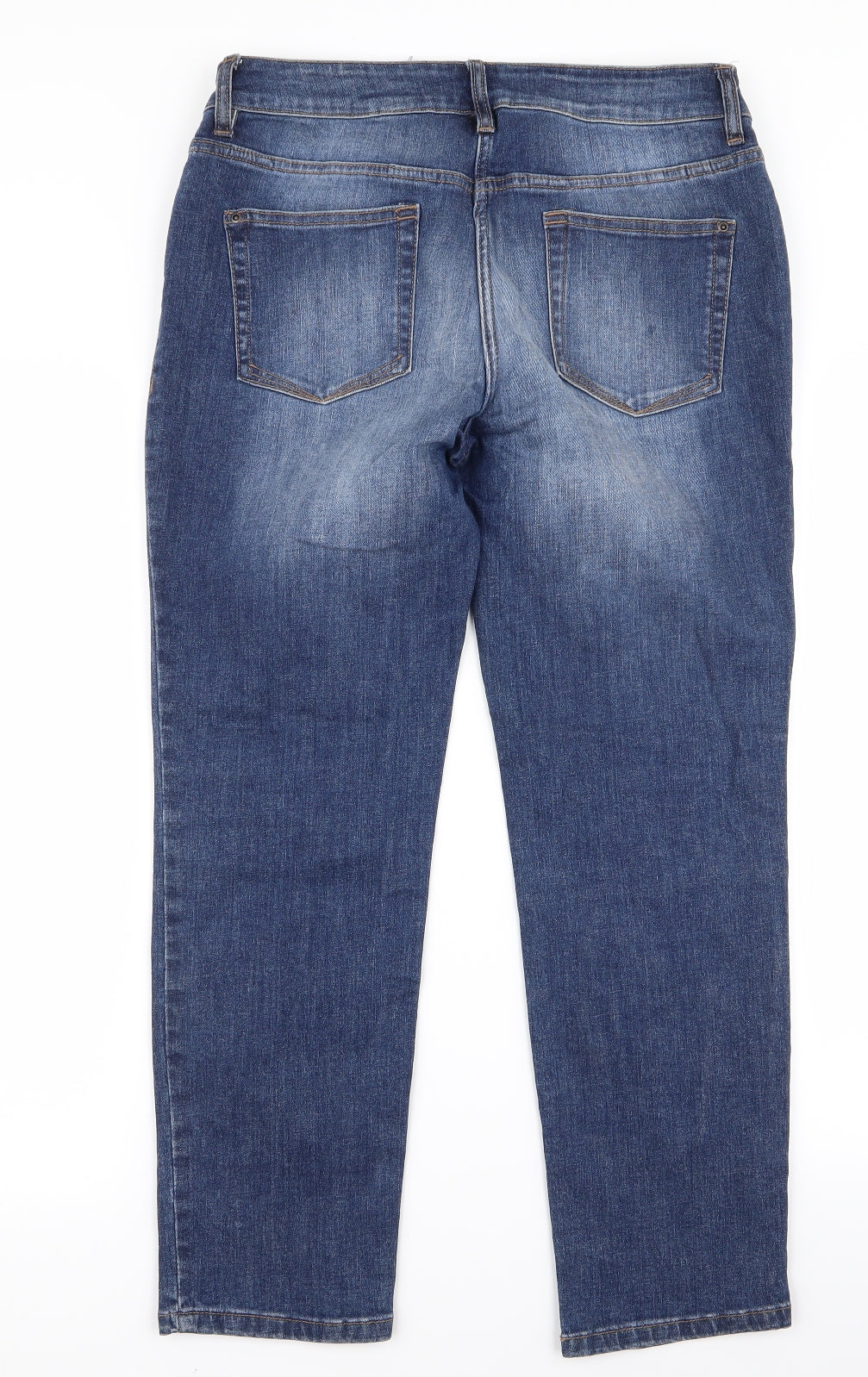 Preworn Womens Blue   Bootcut Jeans Size 12 L21 in - m