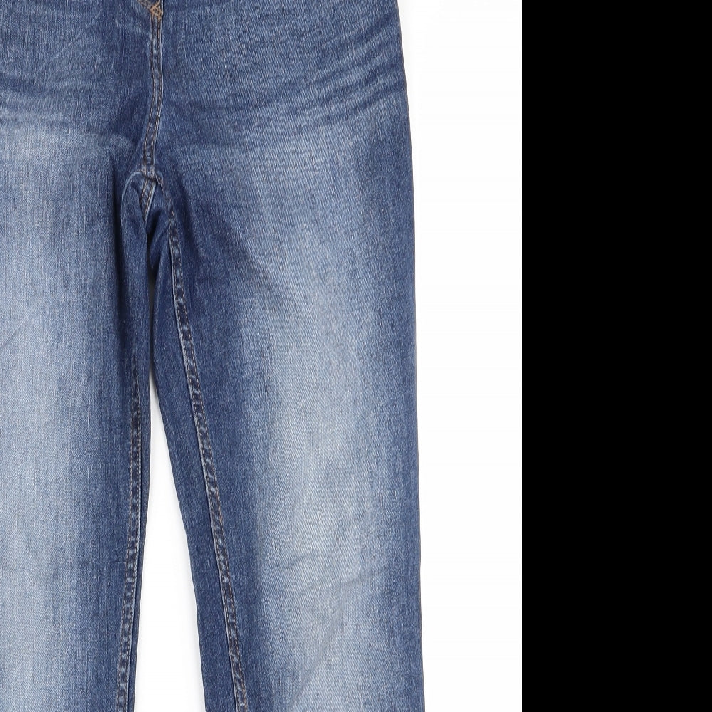 Preworn Womens Blue   Bootcut Jeans Size 12 L21 in - m