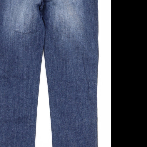 Preworn Womens Blue   Bootcut Jeans Size 12 L21 in - m