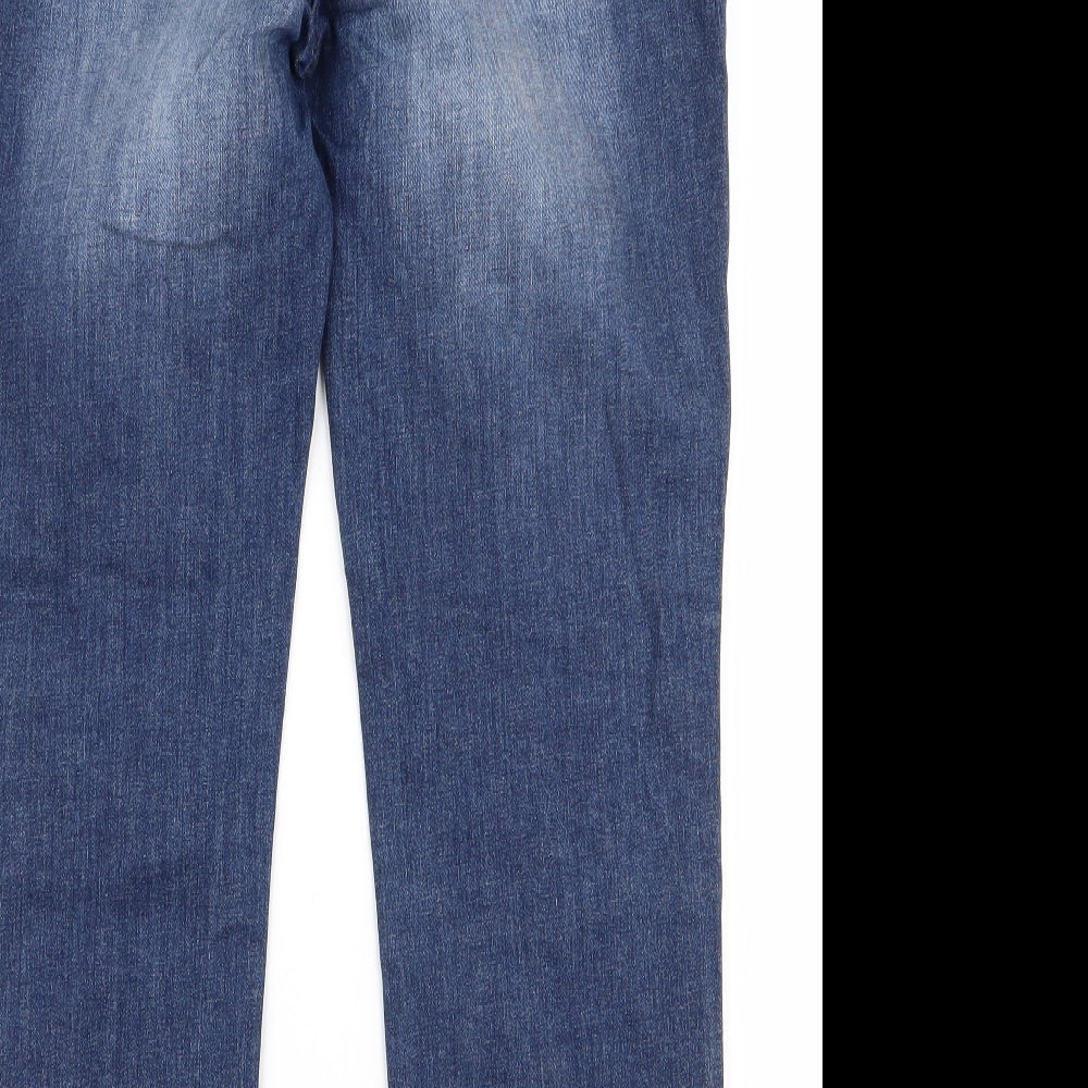 Preworn Womens Blue   Bootcut Jeans Size 12 L21 in - m