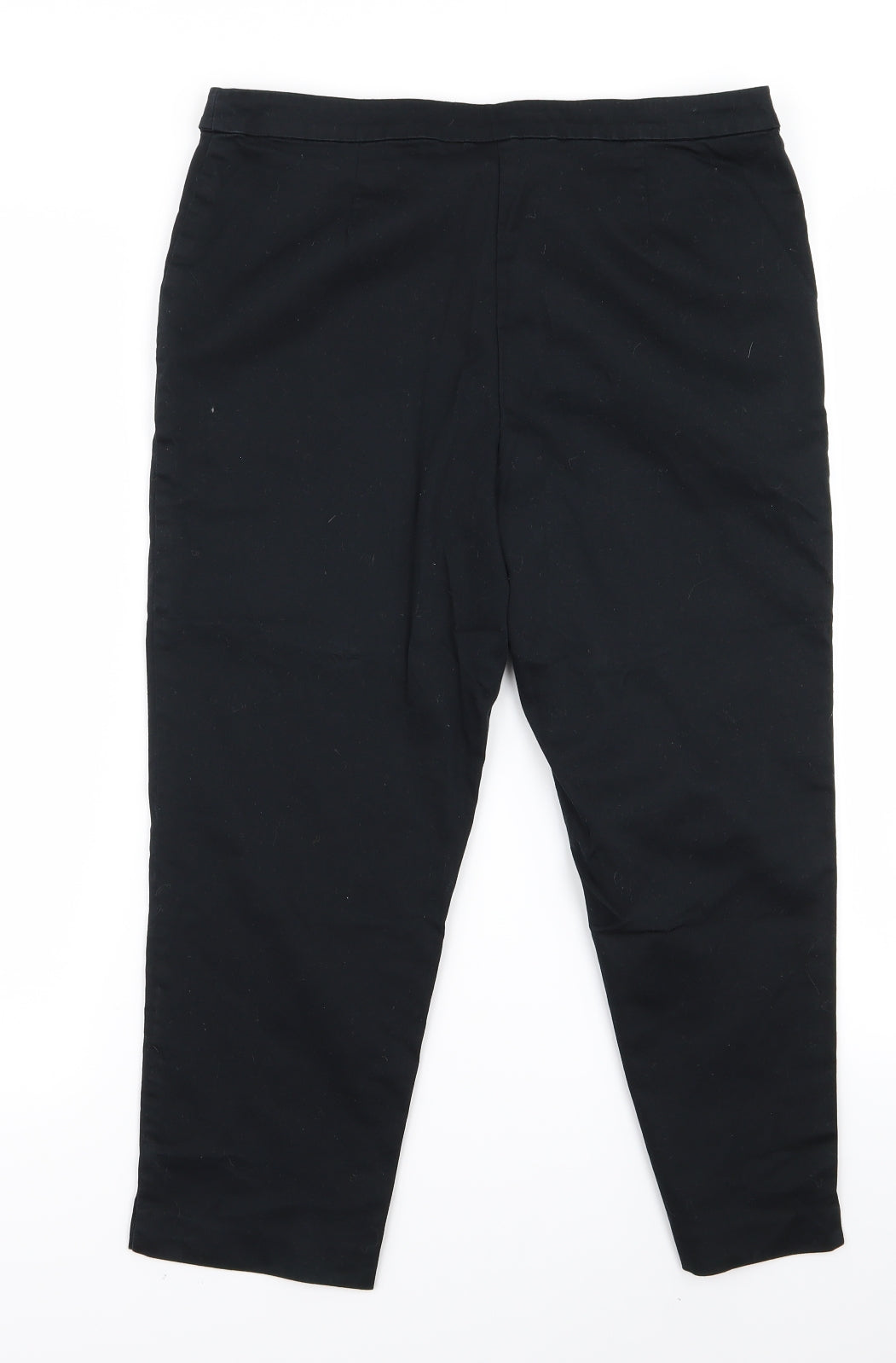 TU Womens Black   Trousers  Size 12 L21 in