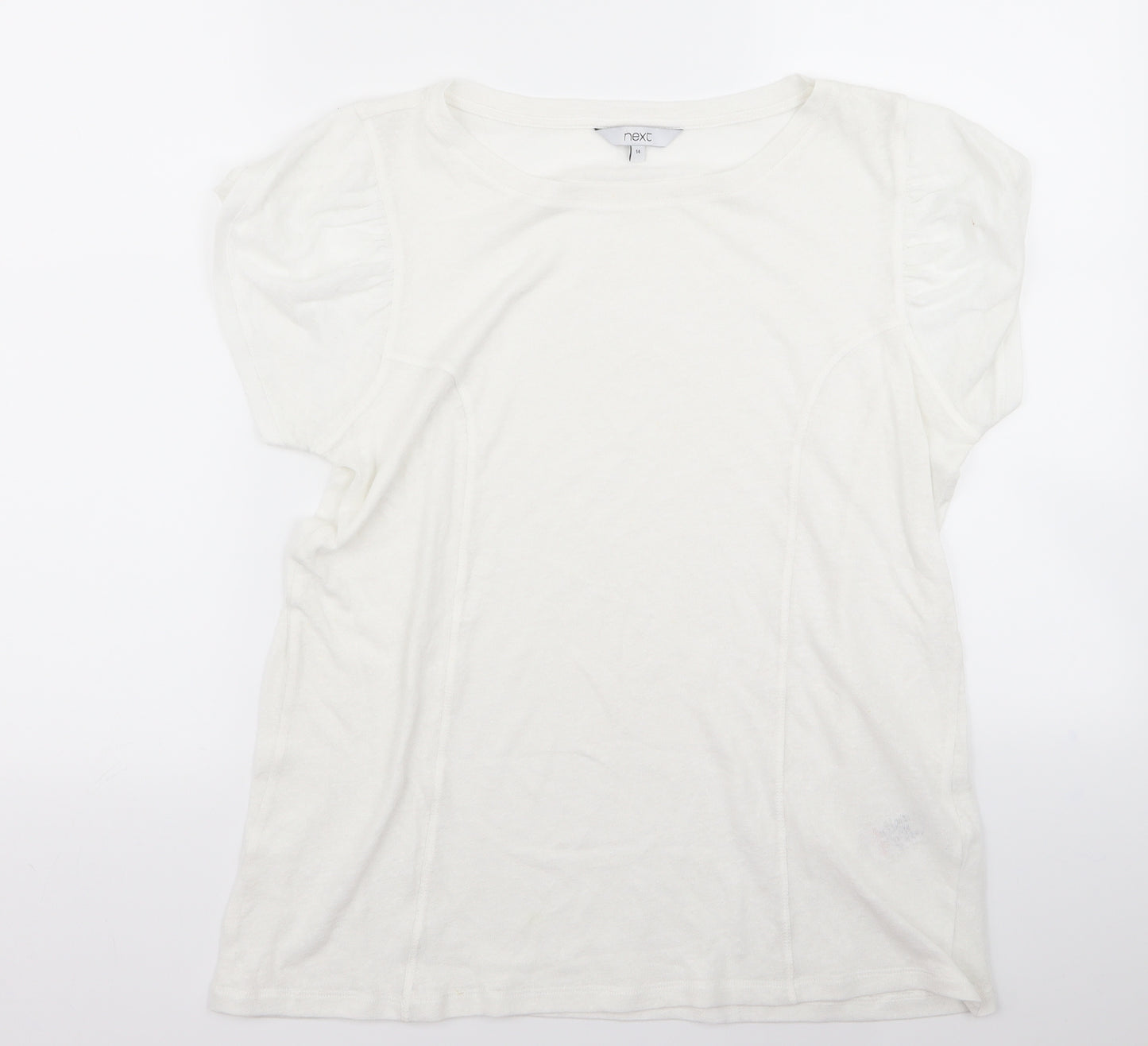 NEXT Womens White   Basic T-Shirt Size 14