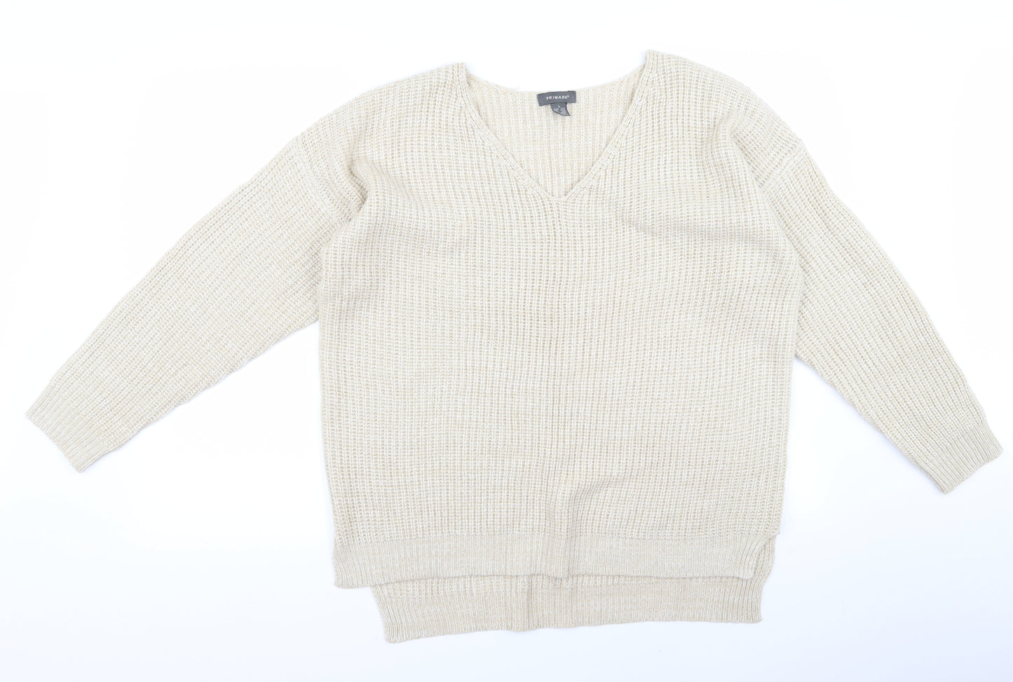 Primark Womens Beige   Pullover Jumper Size L