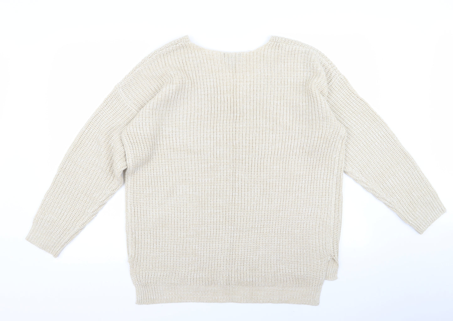 Primark Womens Beige   Pullover Jumper Size L