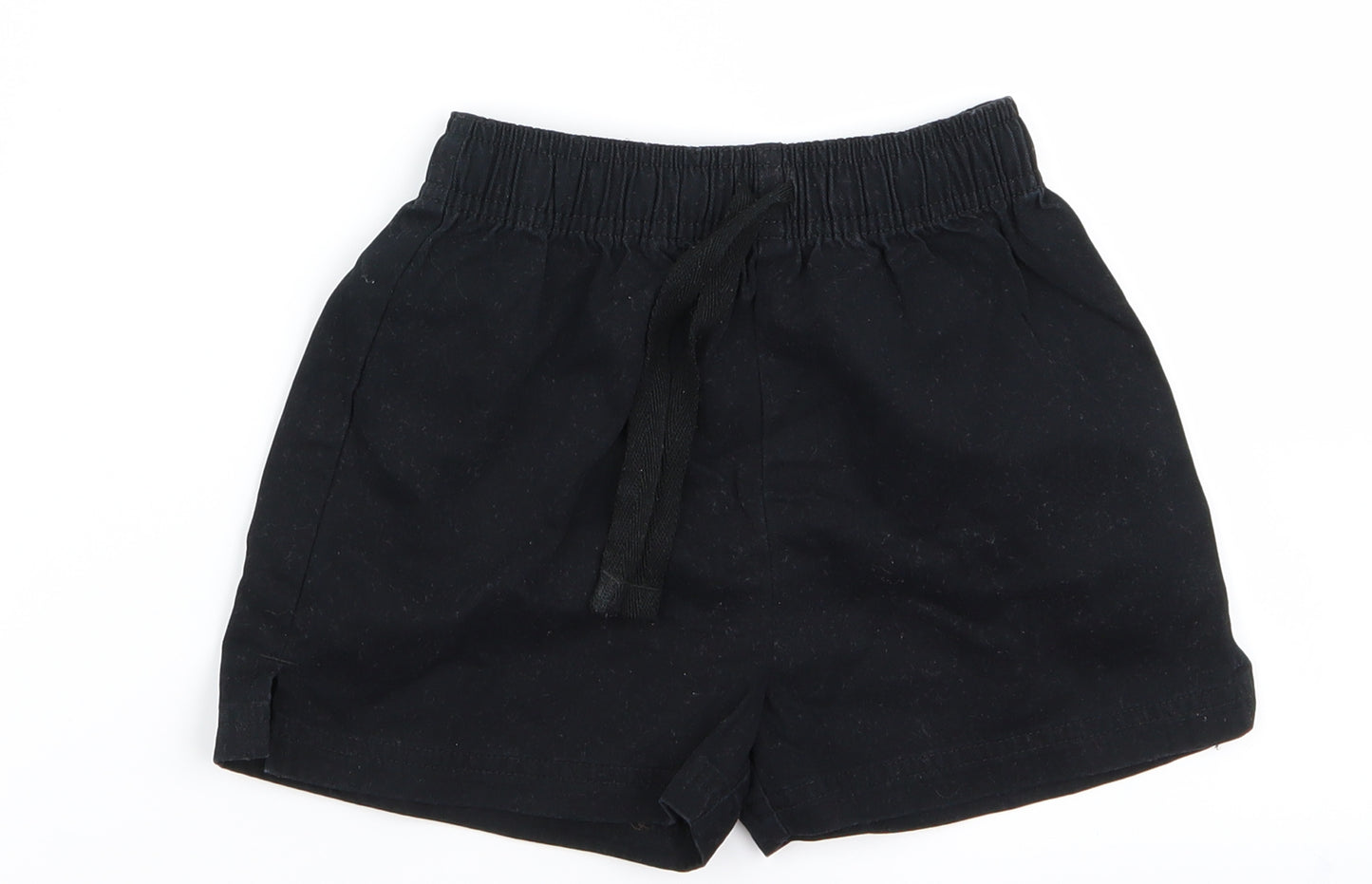 m&s Boys Black   Bermuda Shorts Size 3 Years