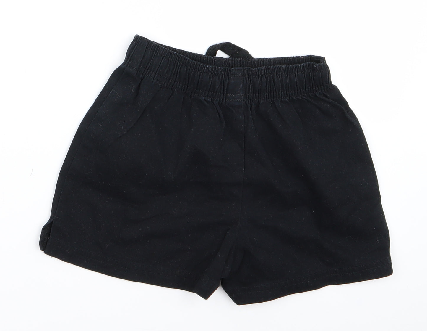 m&s Boys Black   Bermuda Shorts Size 3 Years