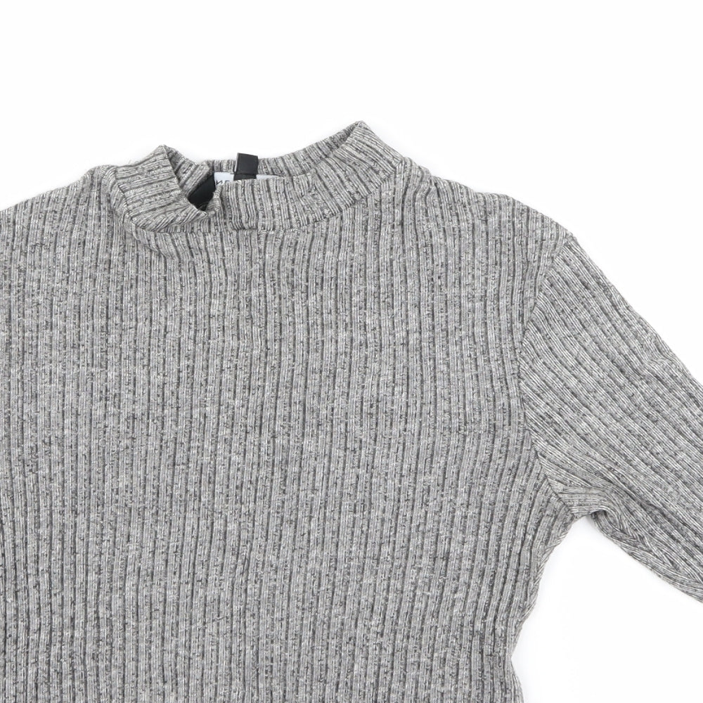 New Look Womens Grey   Pullover Jumper Size 12