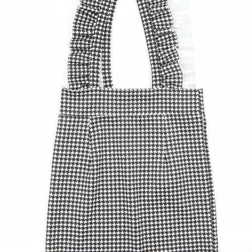 Cameo Womens White Check Rayon Slip Dress  Size 10