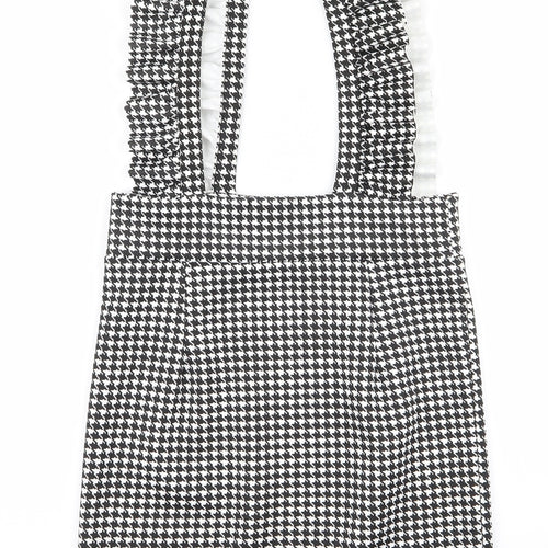 Cameo Womens White Check Rayon Slip Dress  Size 10