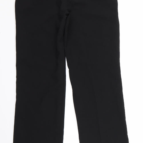 Peacocks Womens Black   Trousers  Size 10 L29 in