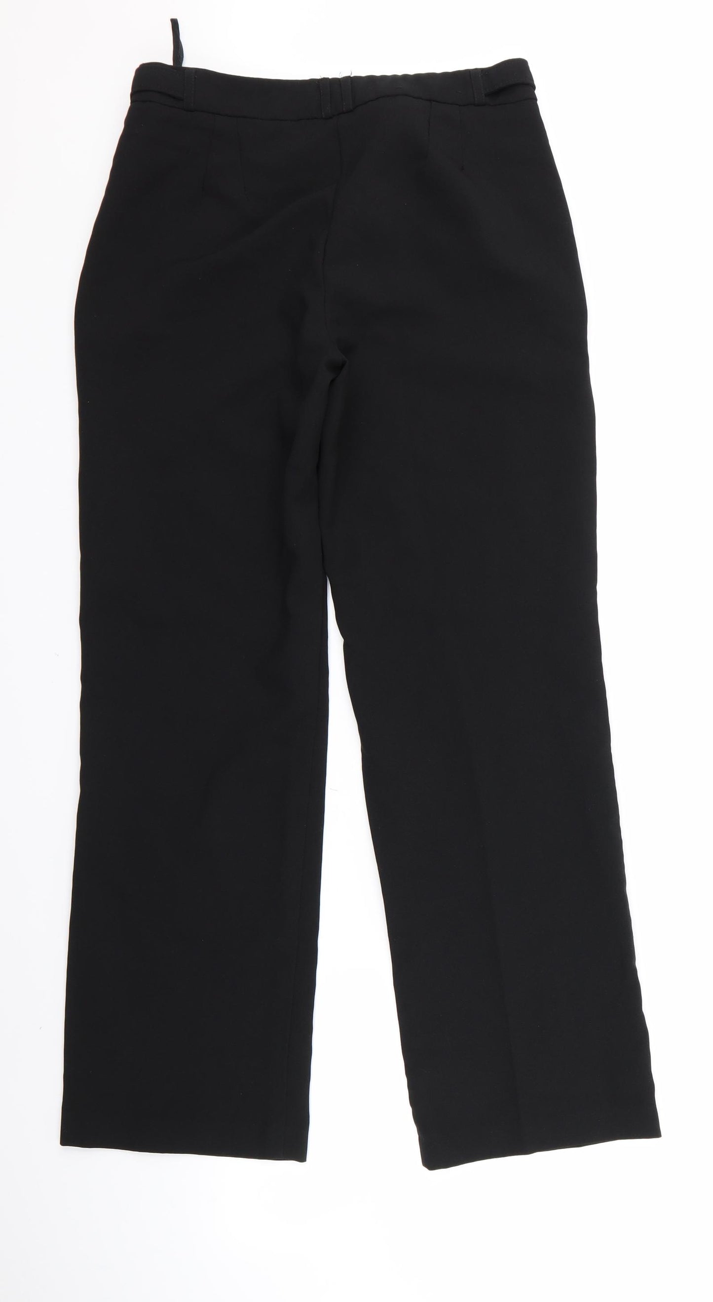 Peacocks Womens Black   Trousers  Size 10 L29 in