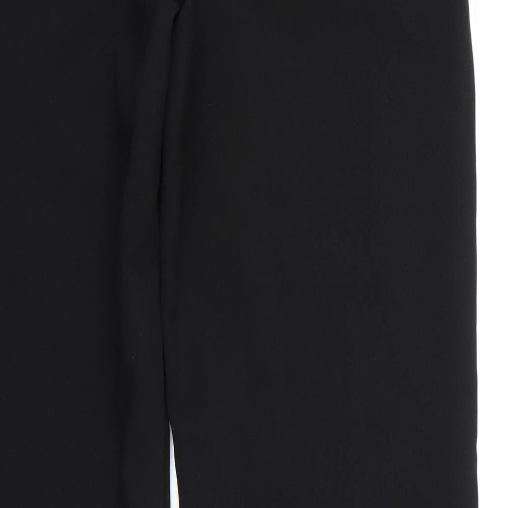 Peacocks Womens Black   Trousers  Size 10 L29 in