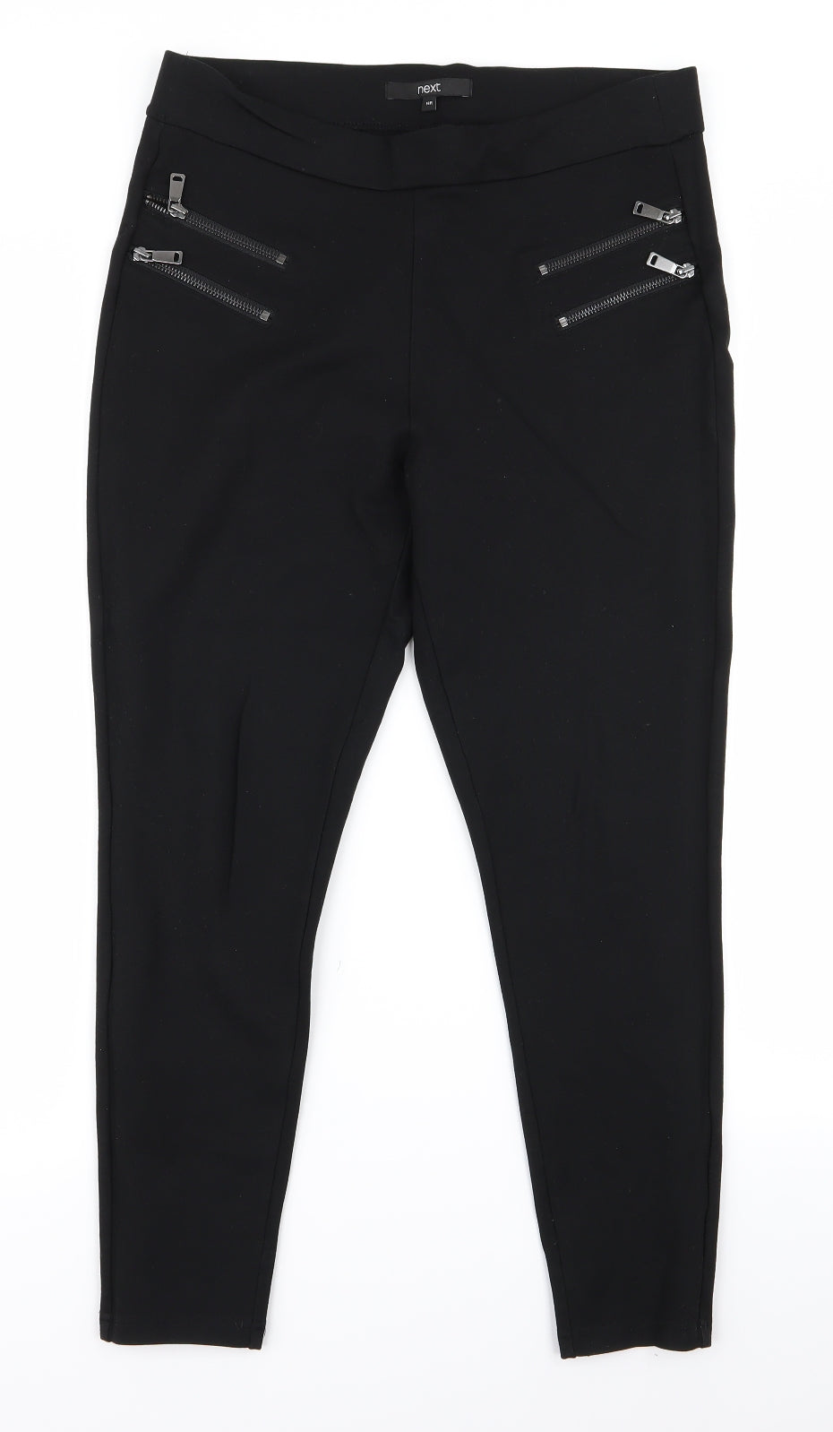 NEXT Womens Black   Track Pants Trousers Size 14 L24 in
