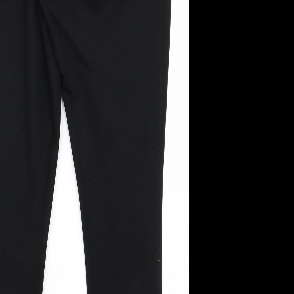 NEXT Womens Black   Track Pants Trousers Size 14 L24 in