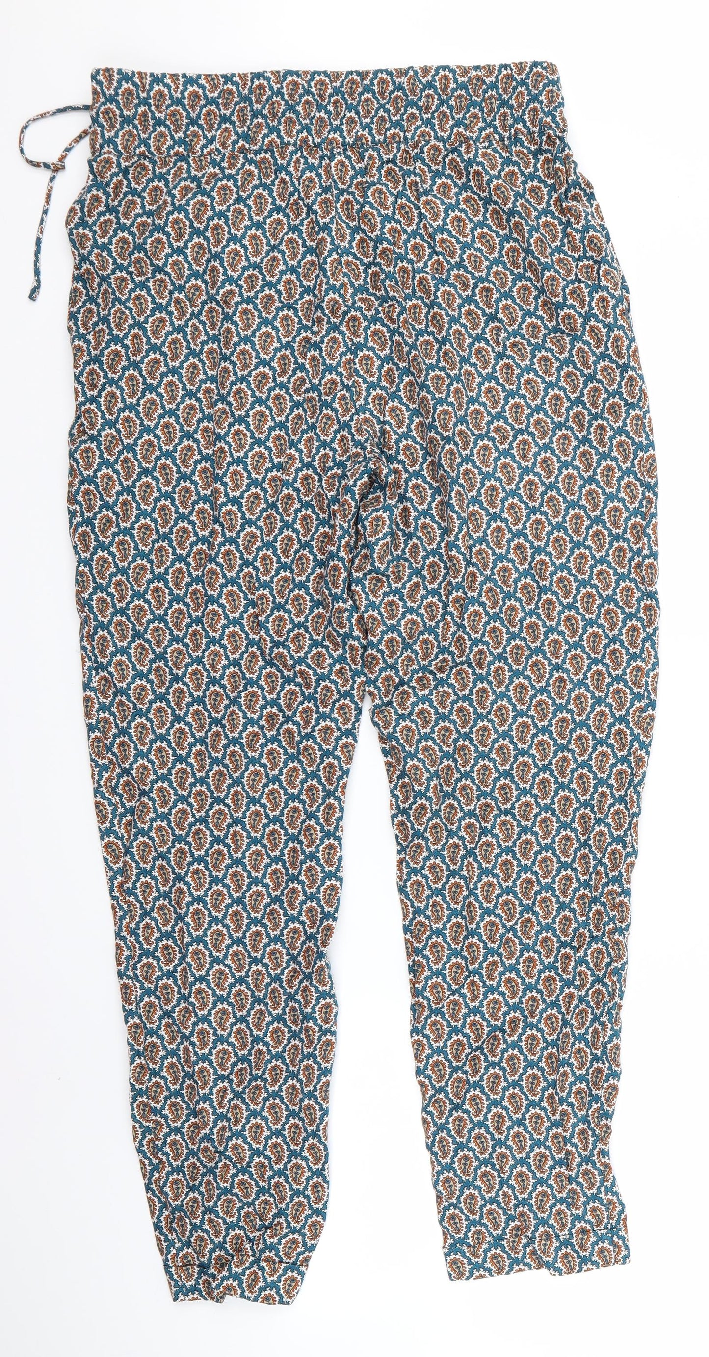 missimo Womens Blue Paisley  Trousers  Size 40 L27 in