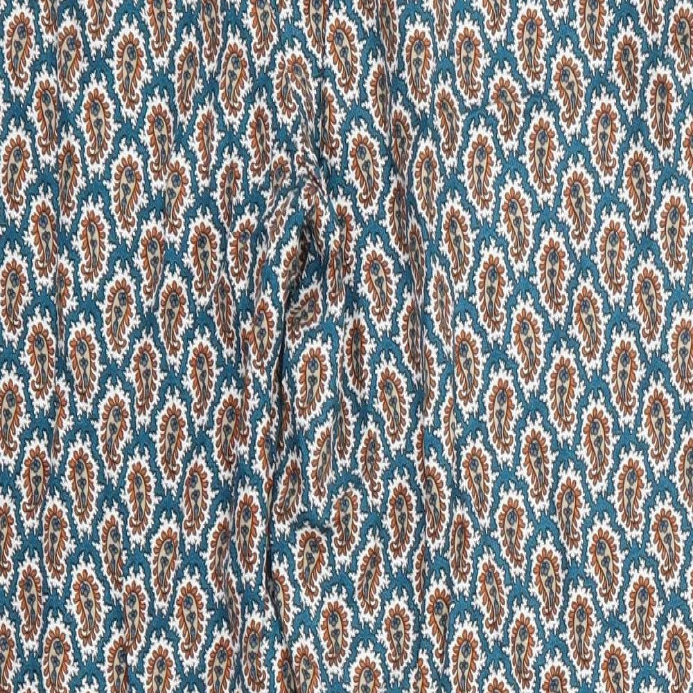 missimo Womens Blue Paisley  Trousers  Size 40 L27 in