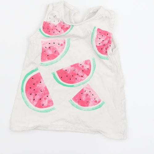 TU Baby White   Basic Blouse Size 6-9 Months